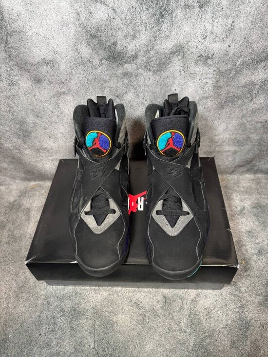 Size 11.5 | Jordan 8 Aqua With Box | Pre-Owned main image 7